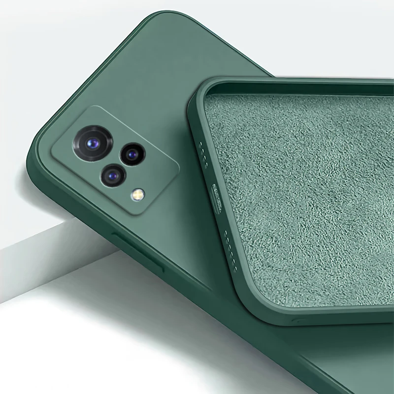 Premium Liquid Silicone Shockproof Phone Case with 360° Camera Protection