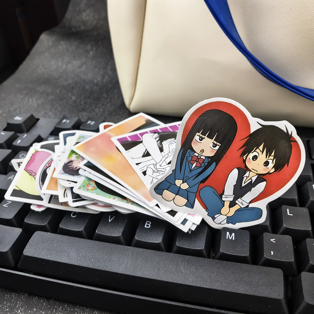 50pcs Kimi Ni Todoke 애니메이션 스티커 Sawako Kuronuma Kazehaya Shouta 스티커 노트북 수하물 노트북 Kurumizawa Ume 데칼