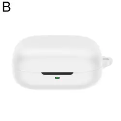 Shockproof Silicone Earphone Case Cover - Full Coverage Protective Accessory (WHITE)