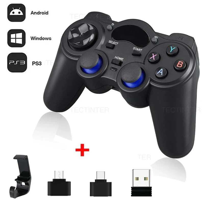 Wireless Gamepad Controller for Android and PS3