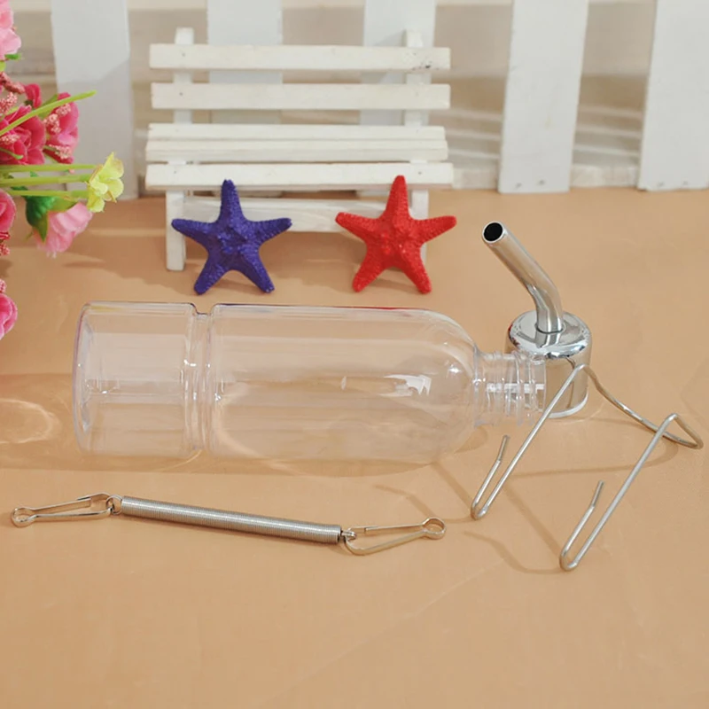Convenient Hanging Water Bottle for Small Pets Drinking Squirrel Rabbit Hamster Parrot Bird Guinea Pig Dispenser Pet Supplie hamster water feeder small animal water bottle pet drinking bottle rabbit drinking bottle