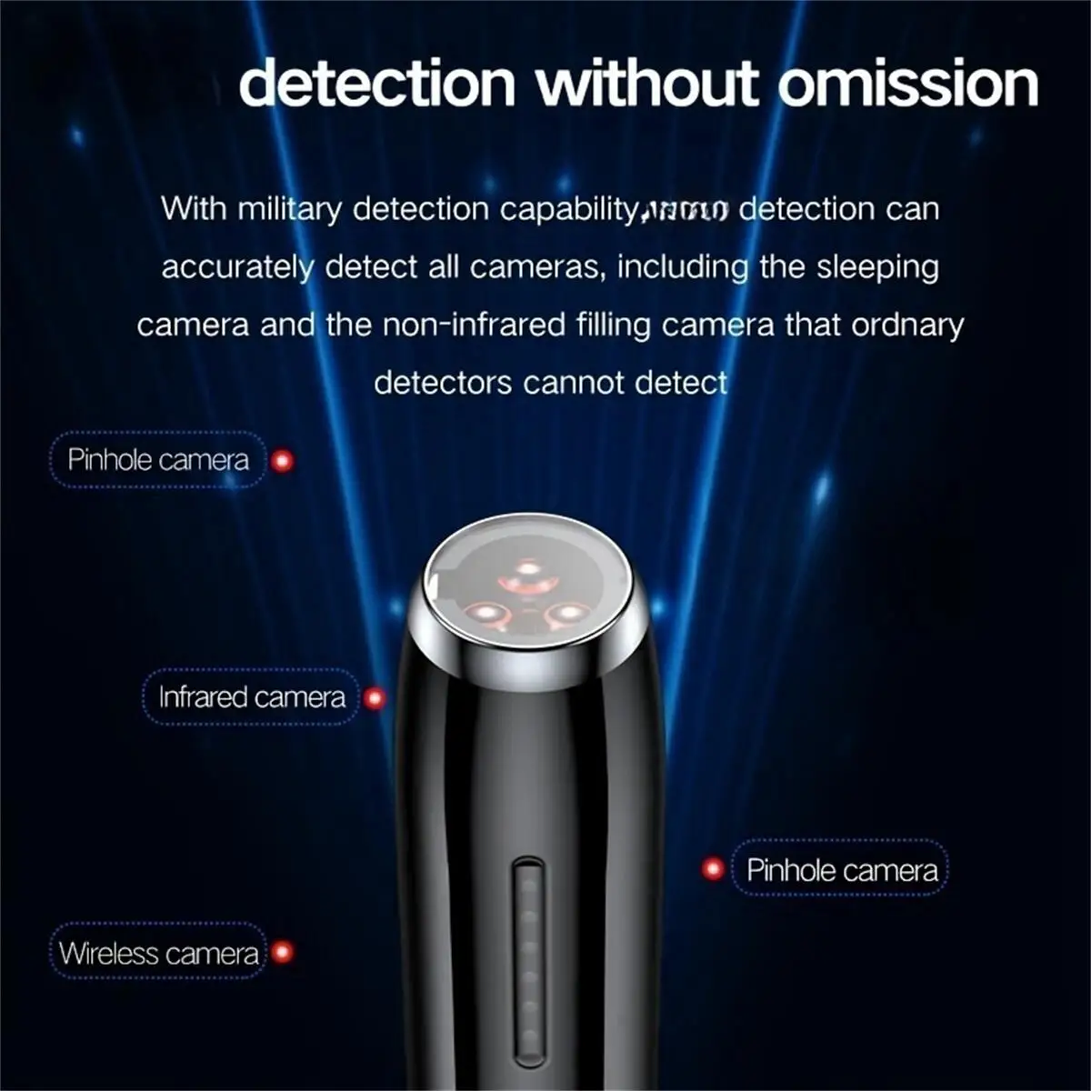 Hidden Camera Detectors, Portable 5-1 Device GPS Tracker Detector Detector Privacy Protector RF Signal Wireless Devices