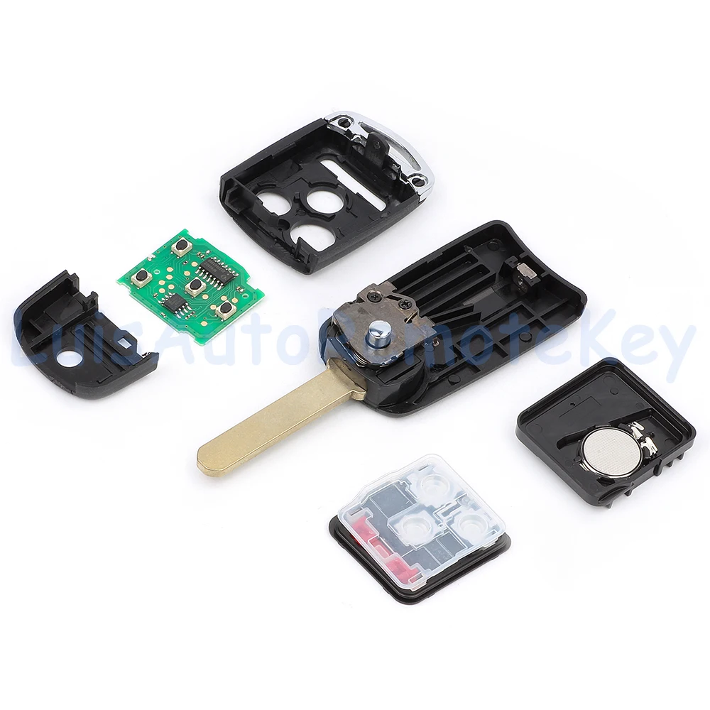 4 Buttons Flip Remote Car Key Fob 313.8MHz ID46 Chip FCC ID: OUCG8D-439H-A, N5F0602A1A, MLBHLIK-1T for Acura MDX RDX TSX TL ZDX