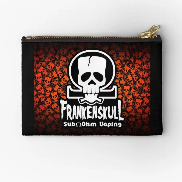 

Frankenskull C сумка на молнии, чистые носки, трусики, Карманный Кошелек для монет и ключей, мужской бумажник для хранения денег, маленькая упаковка, нижнее белье для женщин