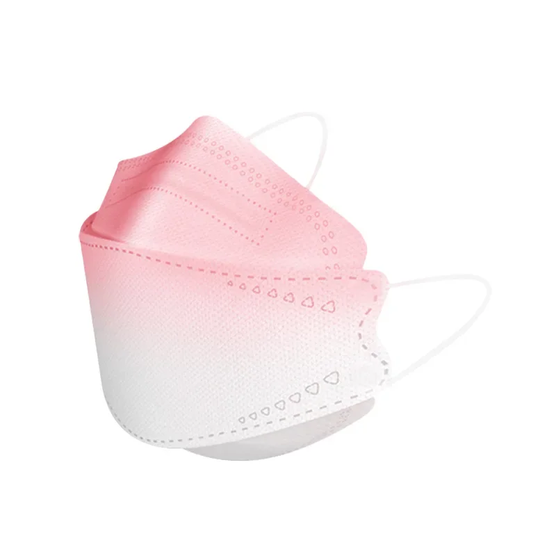 Gradient Face Mask kn95 Willow Leaf Shaped 94 Fish Shaped Independent Packaging Four Layers of Dust Mascarillas kn95