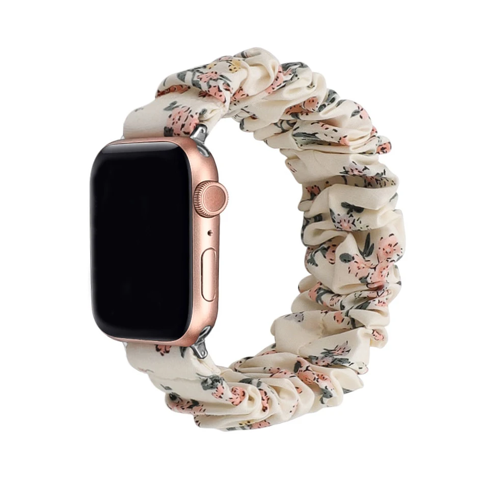 ตัวเลือกสินค้า Scrunchie น่ารัก ปรับยืดหยุ่น สำหรับ Apple Watch