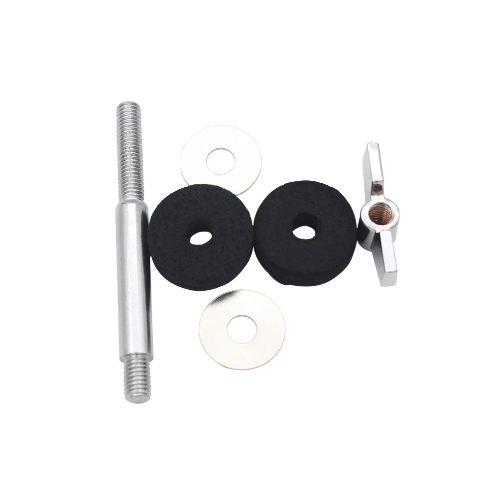 Description Picture 6 of itemCymbal Stacker Iron Plating Drum Hanging Screw Metal With Felt Washers Percussion Musical Instrument Accessories Drum Kit Parts