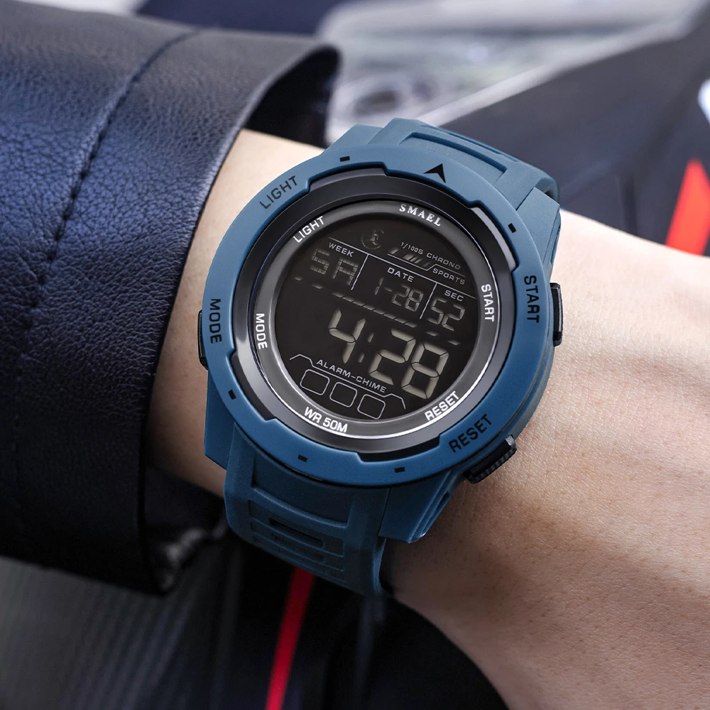 Military Watch Men Sports Watches Digital LED 50M Wateproof 8105C S Shock Resistant Military Watches Amry Men's Wristwatches sports watches