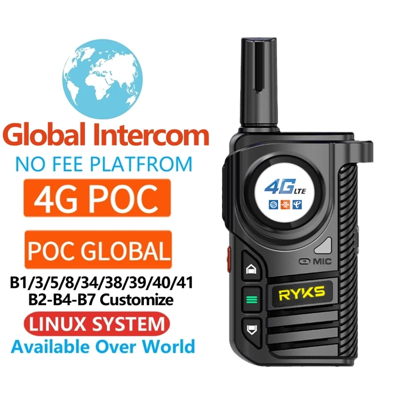 

5000 kM Walkie talkie handheld 4G outdoor high-power public network fleet plug-in card outdoor full network