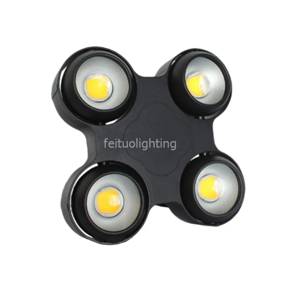 

2pcs/lot COB 400W LED Blinder Outdoor Light 4x100w 4 Eyes Audience Warm White New Studio DMX Show KTV DJ Bar Stage Lighting