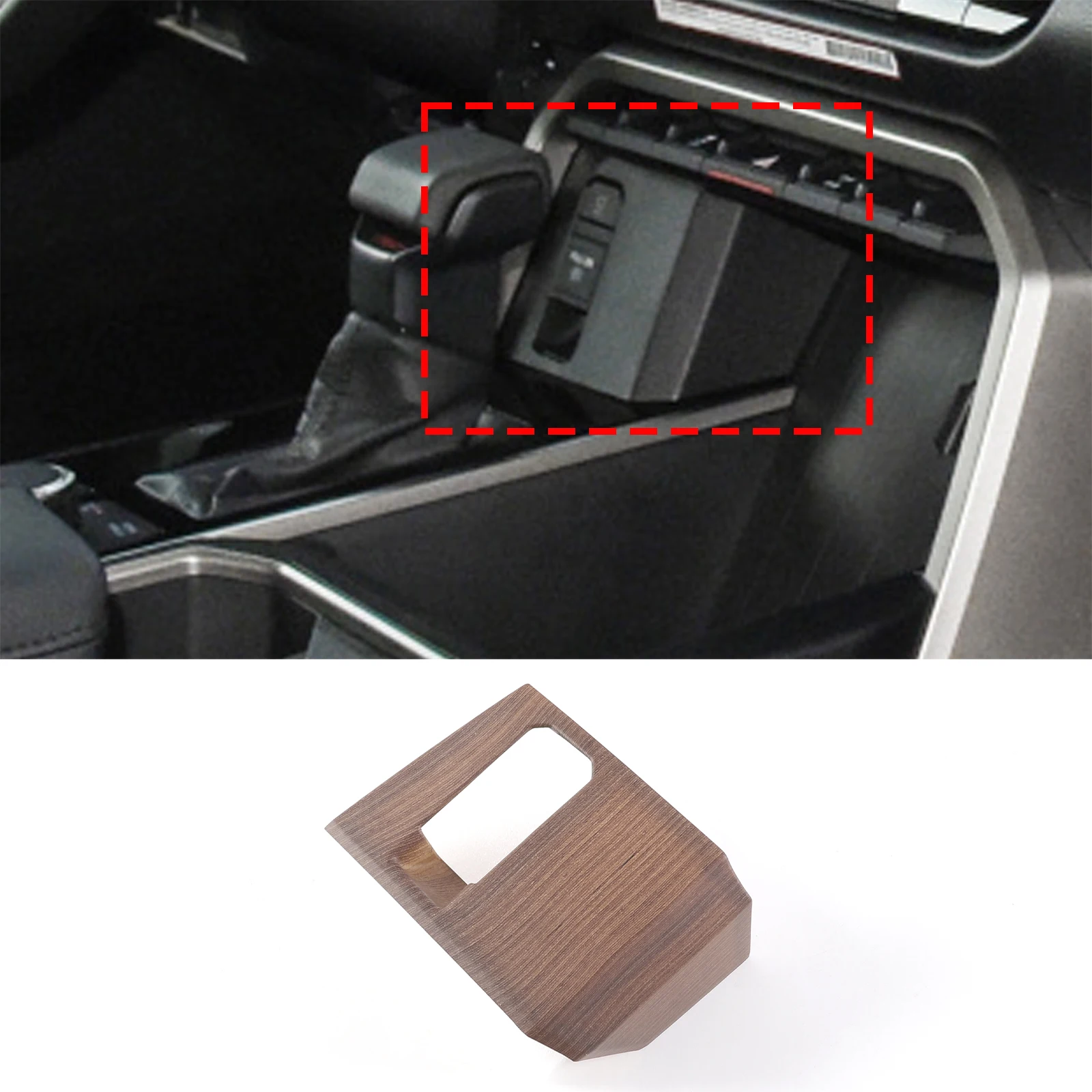 

For Toyota Tundra/Sequoia 2022-2023 ABS Car Electronic Handbrake Frame Cover Car Interior Protection Accessories