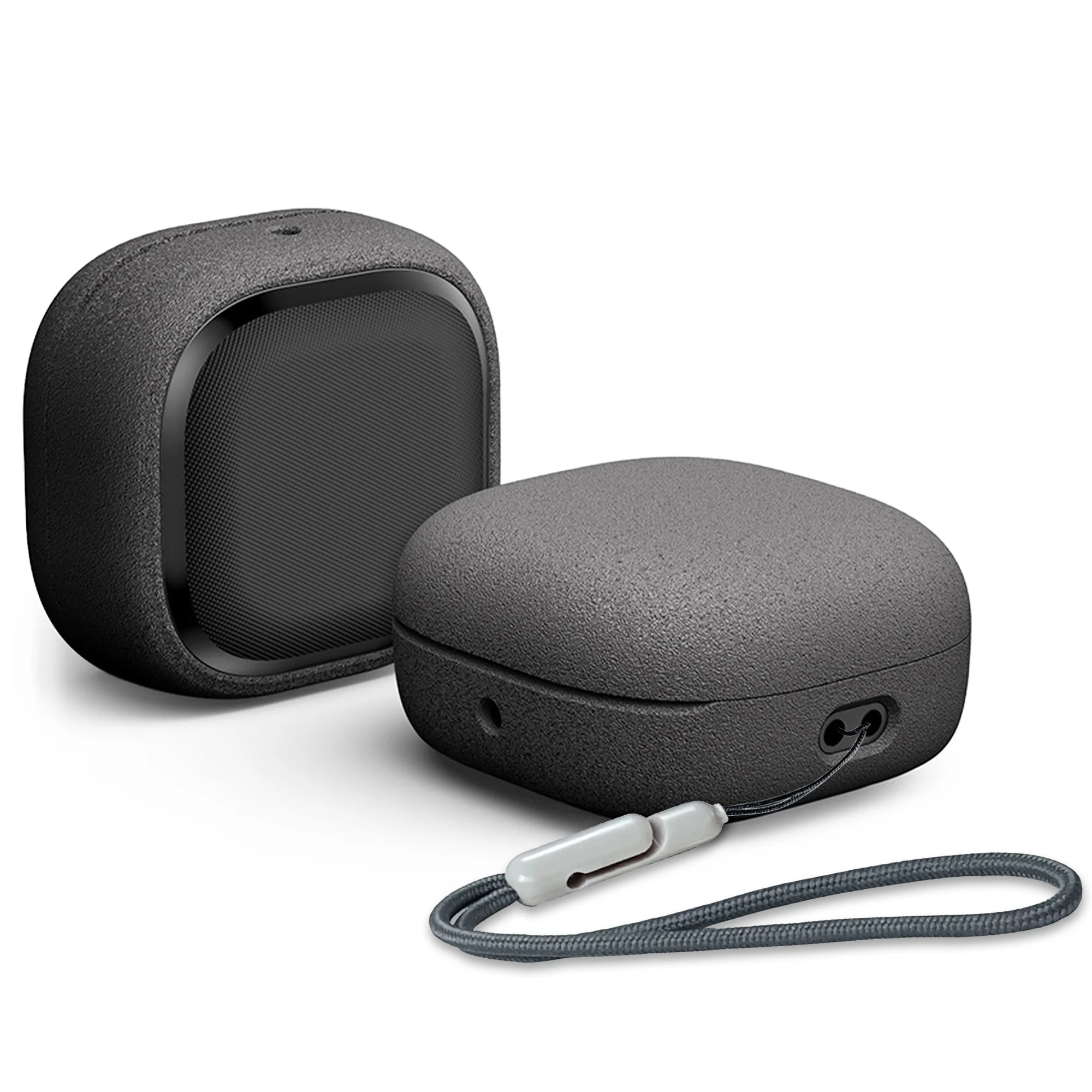 Durable Protective Earbud Case with Lanyard Attachment