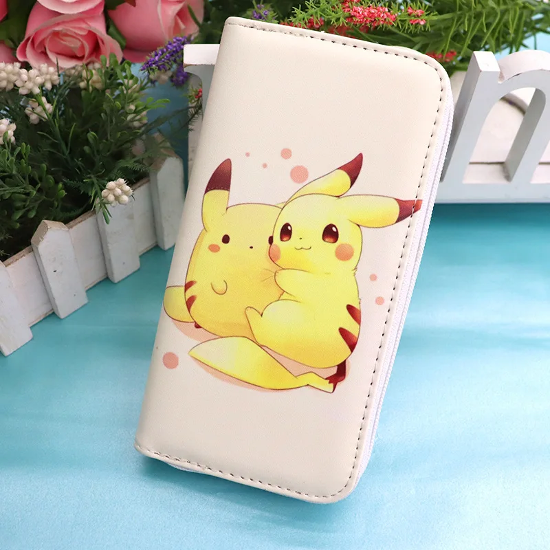 Pokemon Wallet Boys Girls Party supplies Anime Pikachu Figure Wallet Card Bag Coin Purse Children Christmas Gifts