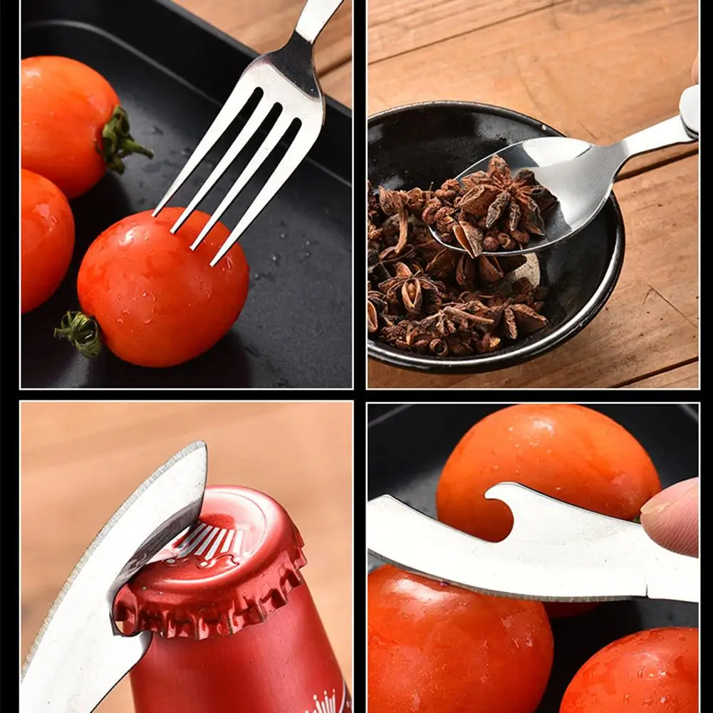 Foldable Camping Utensil Set for Outdoor Activities camping cutlery portable tableware portable cutlery