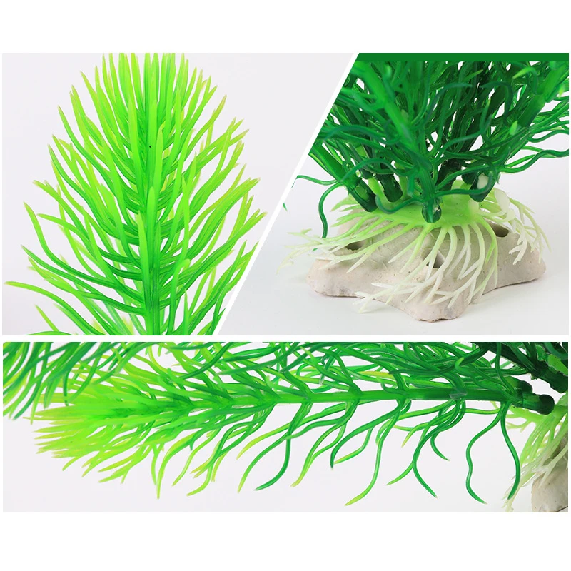 Aquarium Decorations Grass Artificial Underwater Plants Plastic Water Weeds Ornament Fish Tank Accessories Decoration