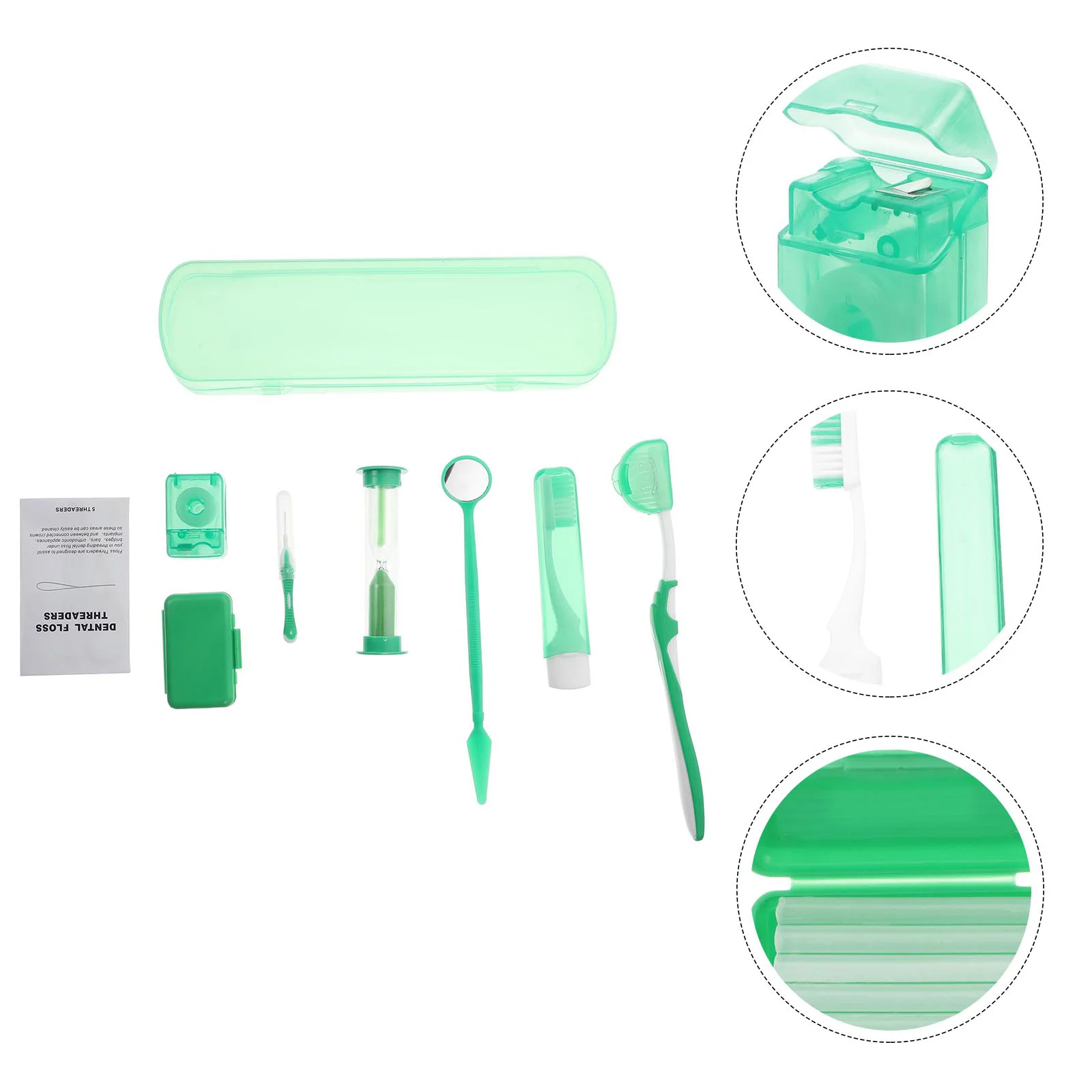 

1 Set Floss Teeth Care Brushes Oral Care Supplies Tool Kit