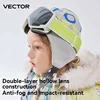 VECTOR Children Ski Goggles Frame Print Strap for Boy Girl Interchangeable Magnetic Lens UV400 Sunglasses Anti-fog Snow Glasses 4