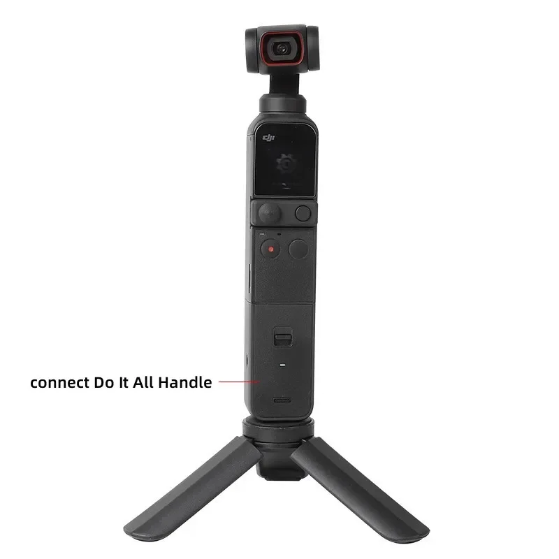 Sports Pocket Camera Mini Tripod Desktop Stand Stabilizer Holder For DJI OSMO Pocket 2 3 Gimbal Action 4 3 Gopro Camera action camera accessories camera accessories