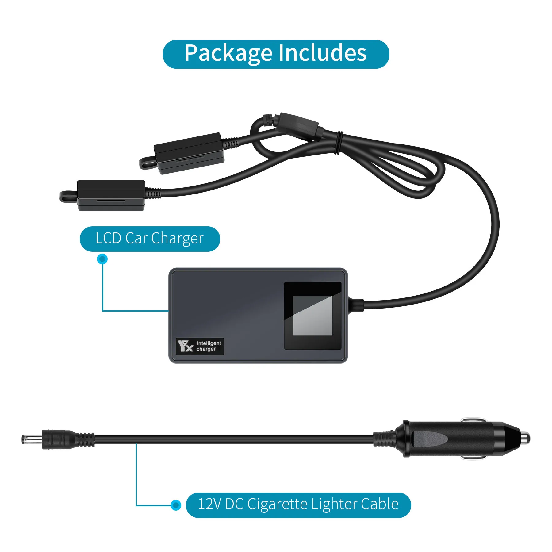 Drone Battery Charger Digital display car charger for DJI Mavic Air 2 /Air 2S Battery Remote Control Vehicle Charger Portable Intelligent Charging Hub