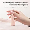 Xiaomi 50000mAh Mini Portable Capsule Power Bank Built-in Lanyard Mobile Power External Battery Fast Charger For Type-c Iphone 3