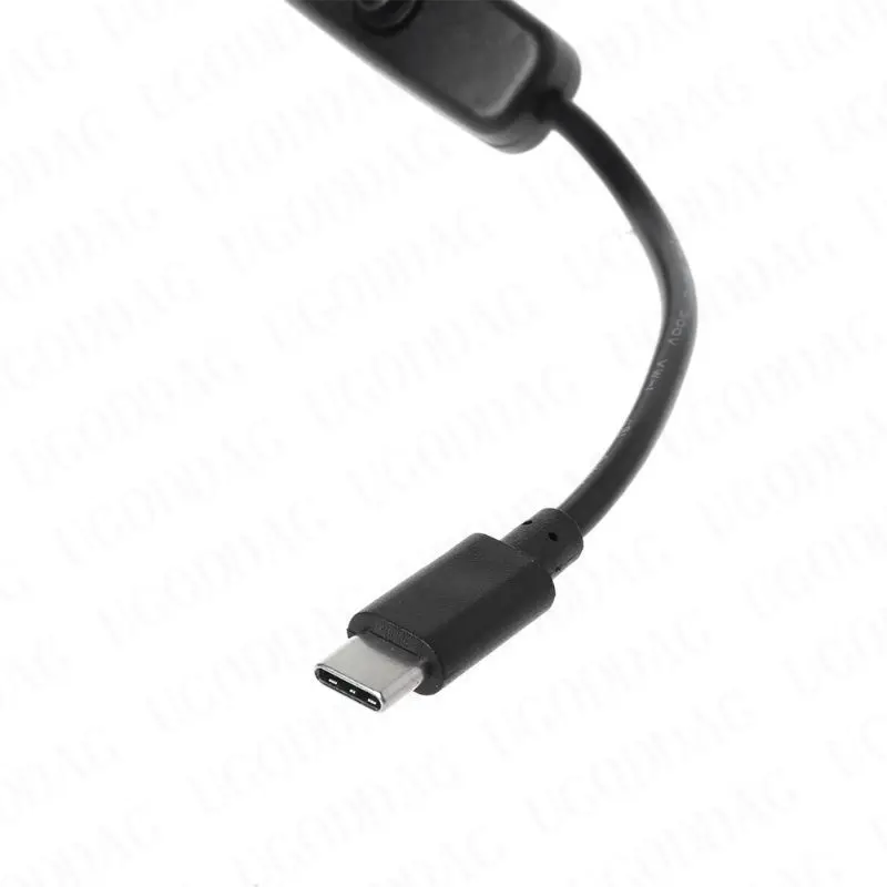 tipo c Macho para Fêmea Usb-c Cabo de Extensão Interruptor para Raspberry pi Fonte de Alimentação Linear Android Fonte de Alimentação Elétrica - Imagem 2