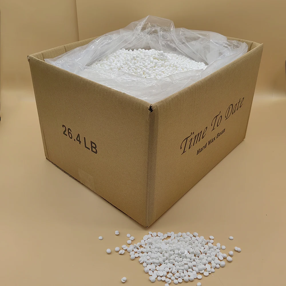 painless 12kg 26.4LB bag Premium white coconut strip less Hard Wax Beads Professional Bulk rosin free cera depilatoria
