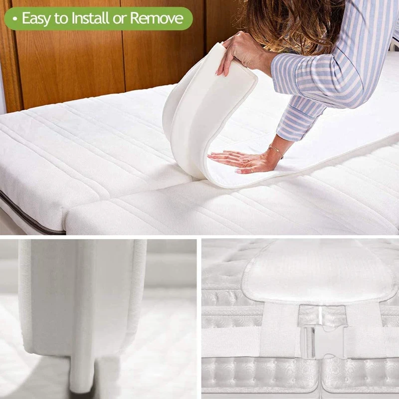 Kit convertidor de puente de cama doble a King, Conector de colchón ajustable para cama, Conector de cama doble