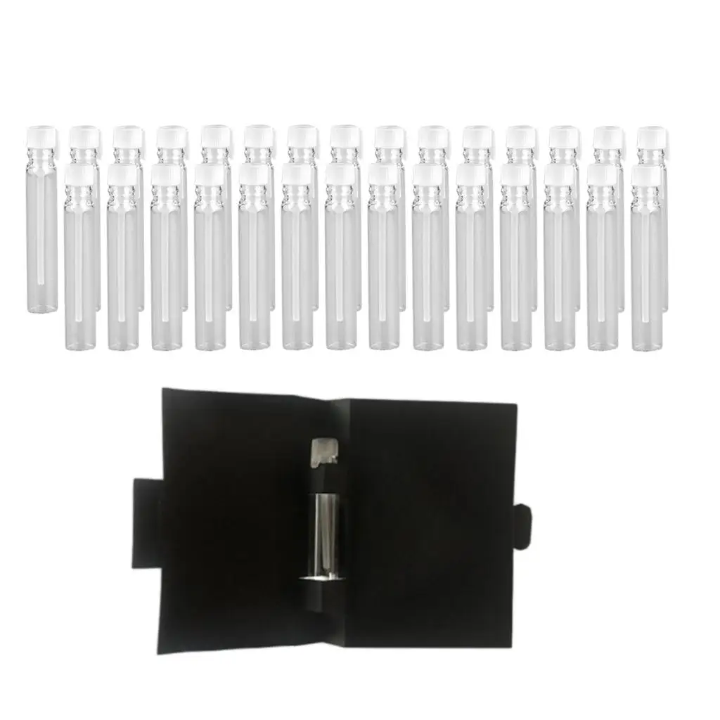 여행용 오일 미니 바이알, 향수 샘플 드로퍼 병, 30 팩, 2ml