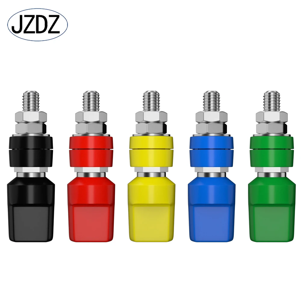 

JZDZ 4mm Banana Socket Binding Post Banana Plug Jack M8 Electrical Connector Terminal DIY Parts J.50019-3