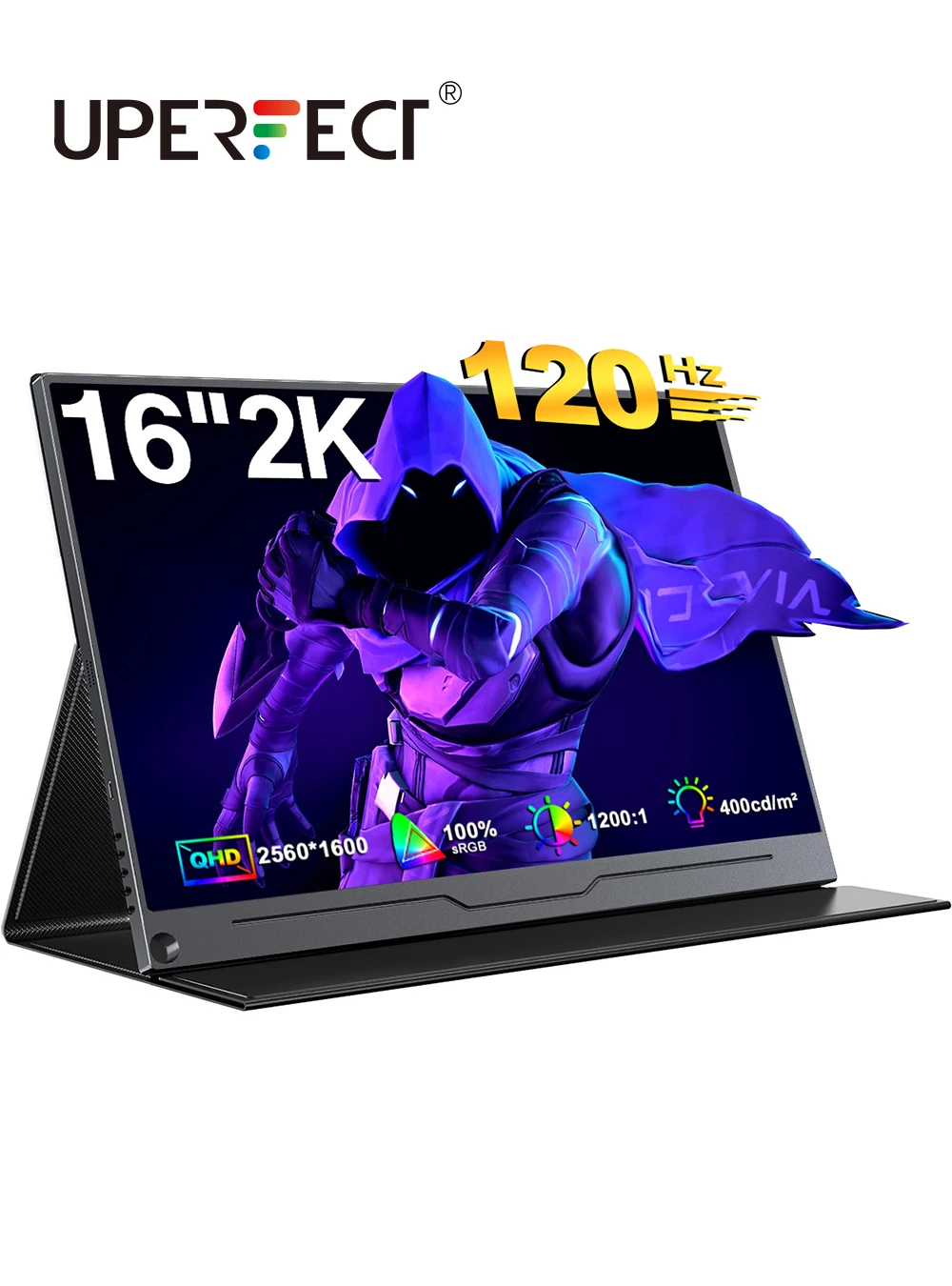 16 2K Portable Monitor 120Hz Freesync Gaming Screen For Game PS Xbox  Series x