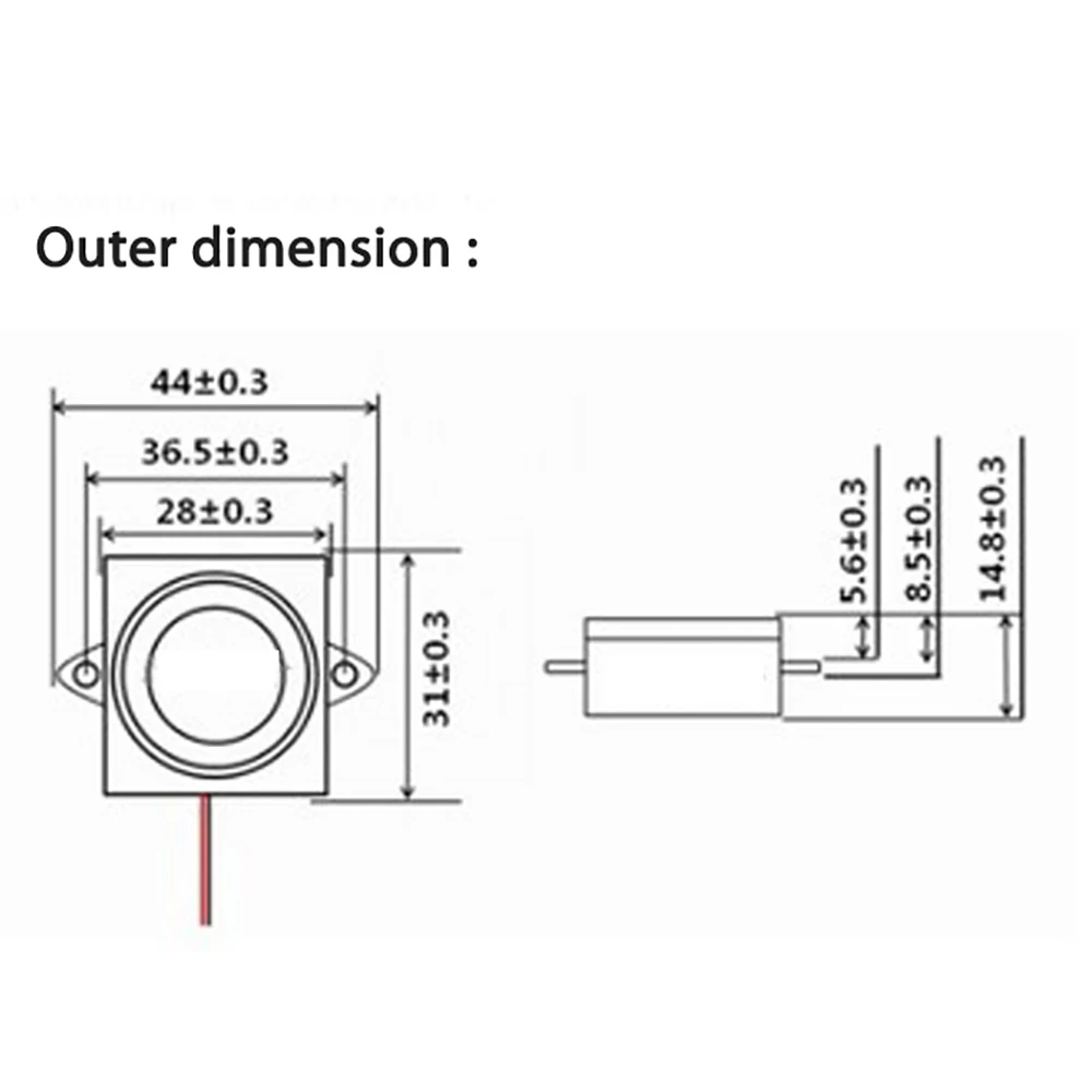 1 Stück 4 Ohm 3 Watt Sound Hohl lautsprecher Voll bereich Hohl Mini-Lautsprecher Mini Mobile tragbare Mini-Lautsprecher – Detail 6