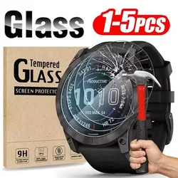 Premium Tempered Glass Screen Protector - 5 Pcs Glass (For Fenix 6s Pro)