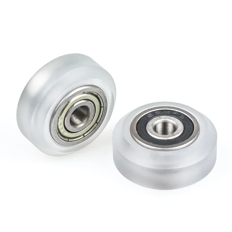 10Pcs Openbuilds CNC Plastic Wheel Solid Extreme V Wheel V-Slot Polycarbonate Pulley Wheel for Aluminum Profiles 3D Printer Part