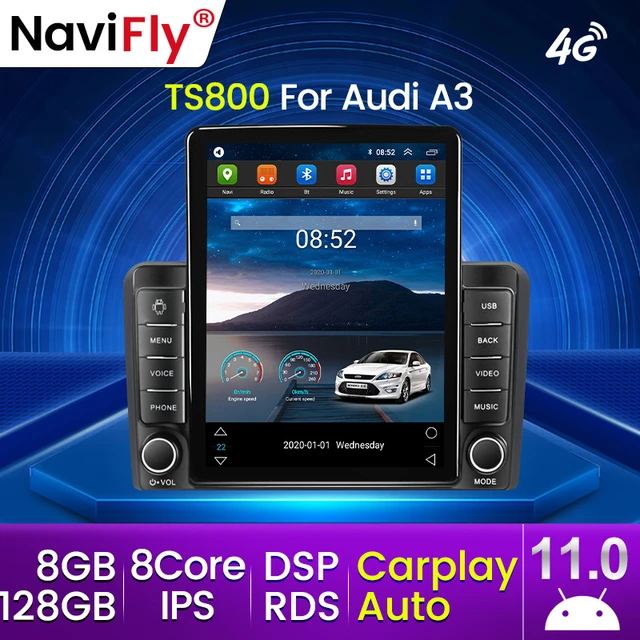 Autoradio 11 Android pour Audi TT MK2 8J 2006-2012 9.7'' Écran