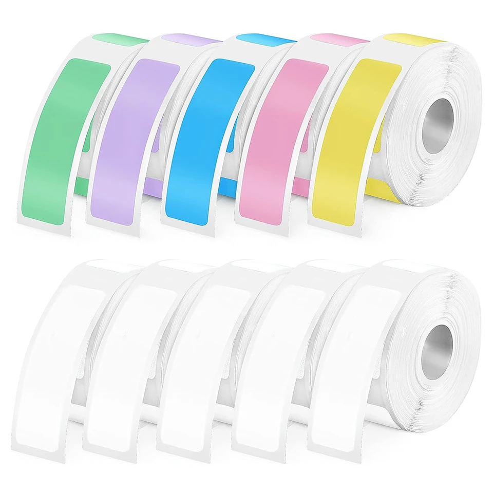 3 rouleaux de ruban adhésif blanc 40 mm (0,47 x 157) pour étiqueteuse