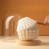 Cake Filter Paper Storage Box Glass Solid Wood Coffee Filter Paper Storage Rack Dustproof Storage 3