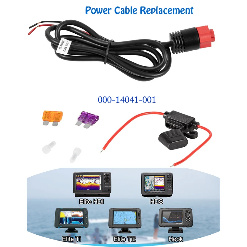 000-0127-49 Power Cable For Lowrance All HDS Units HDS-10 HDS-5