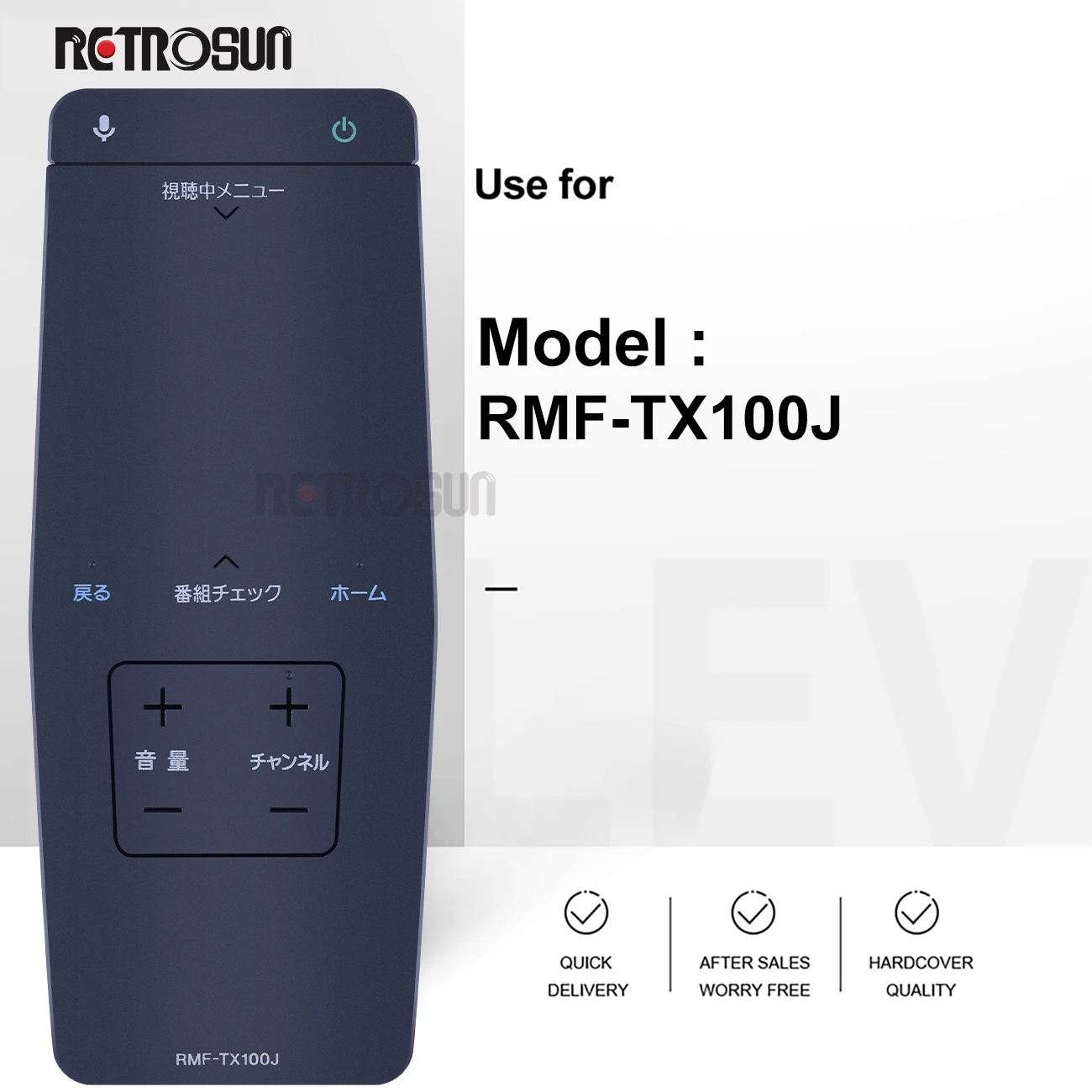 Voice Remote Control RMF-TX100J For SONY TV RMF-TX100U RMF-TX100T  