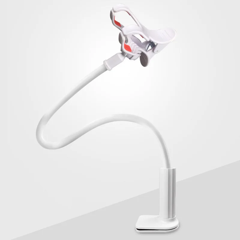 Phone Holder Stand Flexible 360 Clip Desktop Mount Bracket Universal Long Arm Cell Support for Bedroom KitchenParlor
