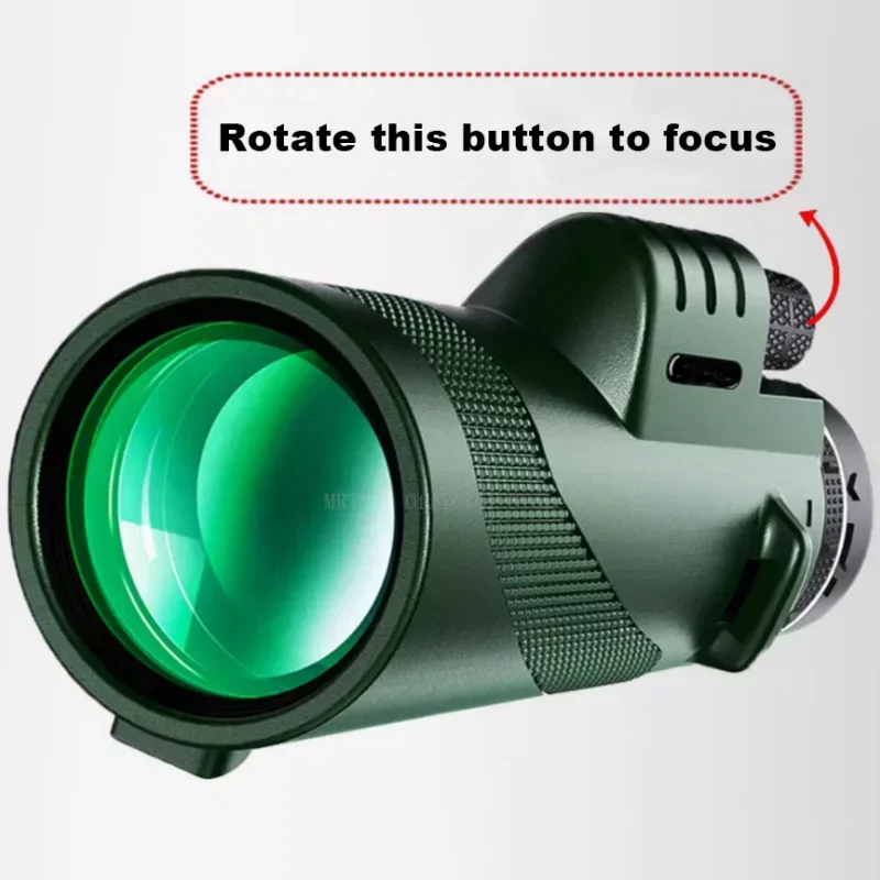 80x100 Portable Zoom HD 5000M Telescope Folding Long Distance Mini Powerful Telescope for Hunting Sports Outdoor Camping Travel 5