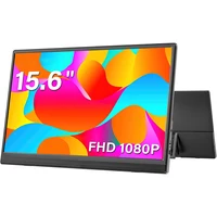 LNOVAON 15.6" FHD Portable Monitor 1080P IPS Panel USB-C HDMI Source Screen for Phone Laptop PC Nintendo Switch Second Display