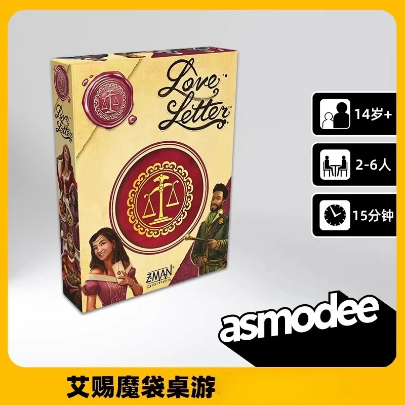 Asmodee Portable Travel Card Game Set with 16 Characters Classic ...