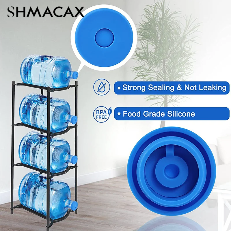 Replacement Water Bottle Lid New Drinking Bucket Silicone Water Jugs Lid Stopper 3 And 5 Gallon Anti Splash Top Cover