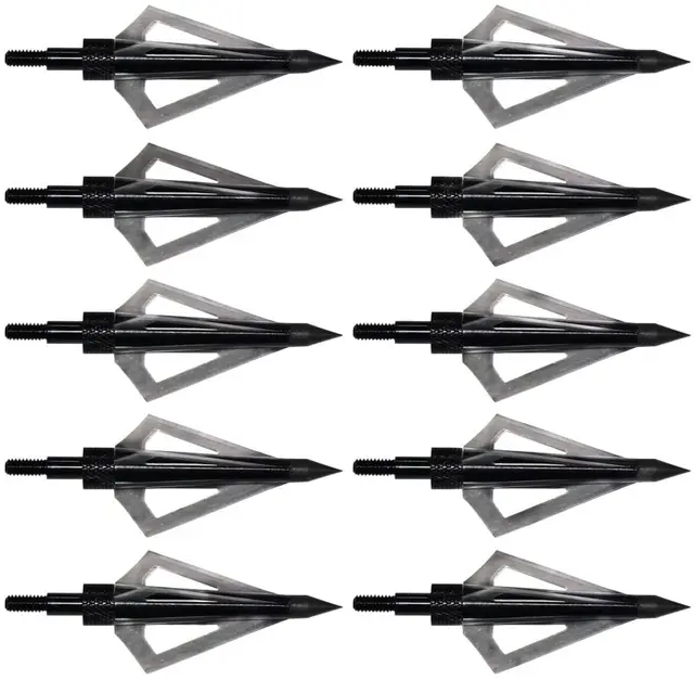 Tiro Con Arco 12 Punte Freccia Per Tiro Con L'Arco - In Acciaio Inox, 75-300 Grani, Per Frecce In Carbonio Frecce Carbonio - Foto 3