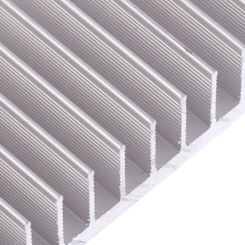 Aluminum Heat Sink CPU Cooling Pad LED IC Chip Cooler Radiator 10*2*5cm