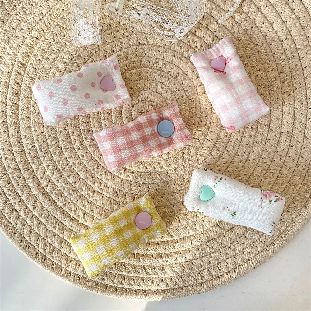 1PC Floral Cable Tie - INS Style Cloth Cord Organizer, Cute Reusable Wire Straps for Earphone/Data Cables 3