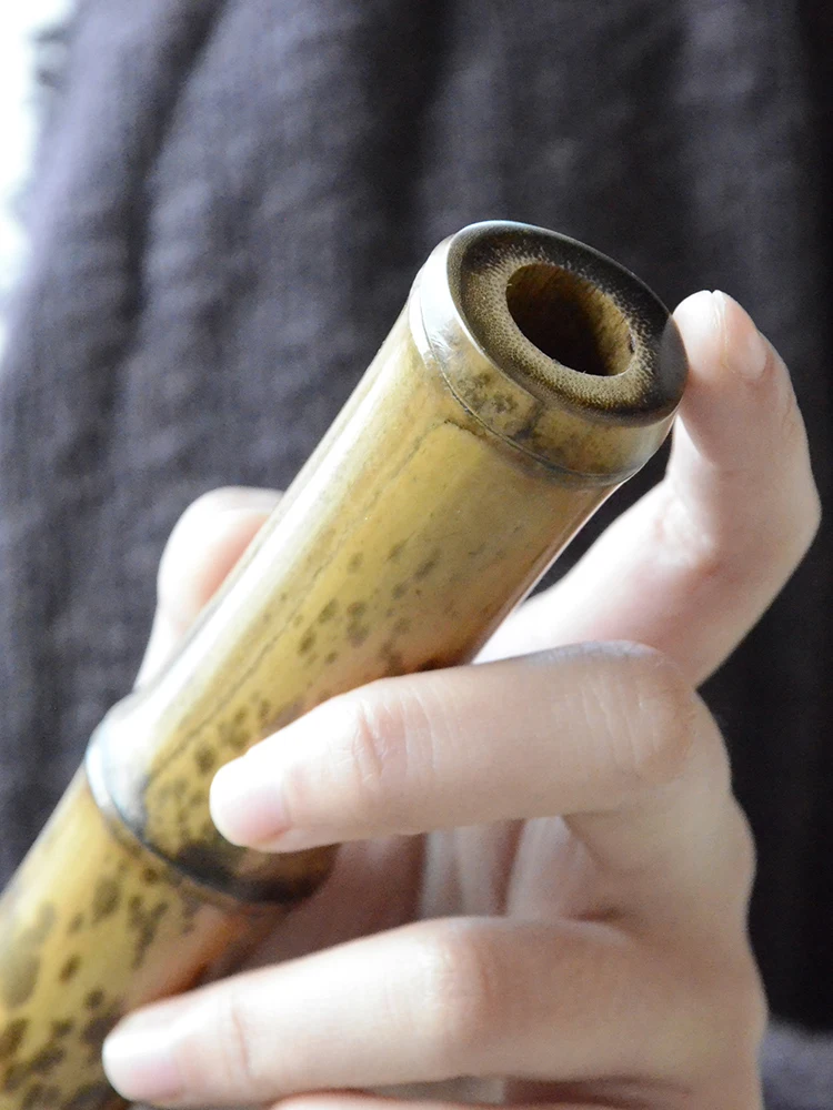 Bamboo Flute for Traditional Chinese Music China YPXD Dong Xiao Flute Professional Vertical Flute 8 Holes Key G F E D