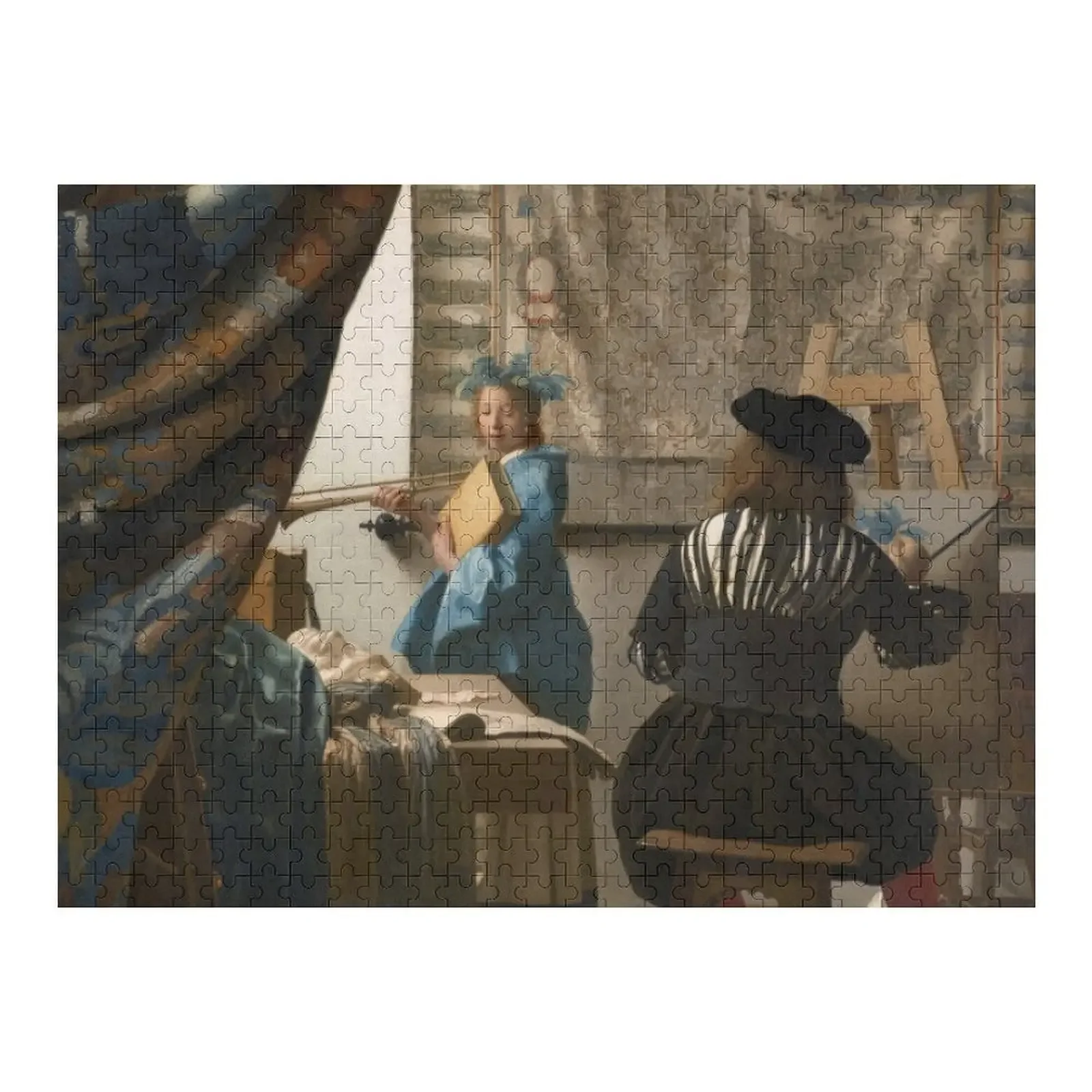 

Johannes Vermeer - The Art of Painting Jigsaw Puzzle Custom Photo Personalized Baby Object Puzzle