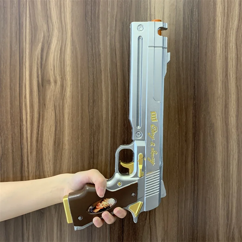 DMC Dante Gun Ebony Ivory White Revolvers Weapon Double Guns 1:1 Cosplay Sword Role play Model Gift Rubber No Shooting 2
