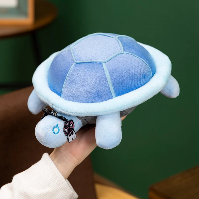 Genshin Impact Cartoon Ayaka Turtle Plush Toy Cute Soft Stuffed Anmial Throw Pillow Doll for Kids Fans Gift Anime Game Periphery hutao genshin ghost toys doll game genshin impact throw pillow game genshin impact klee bomb dango dumpling plush cosplay props